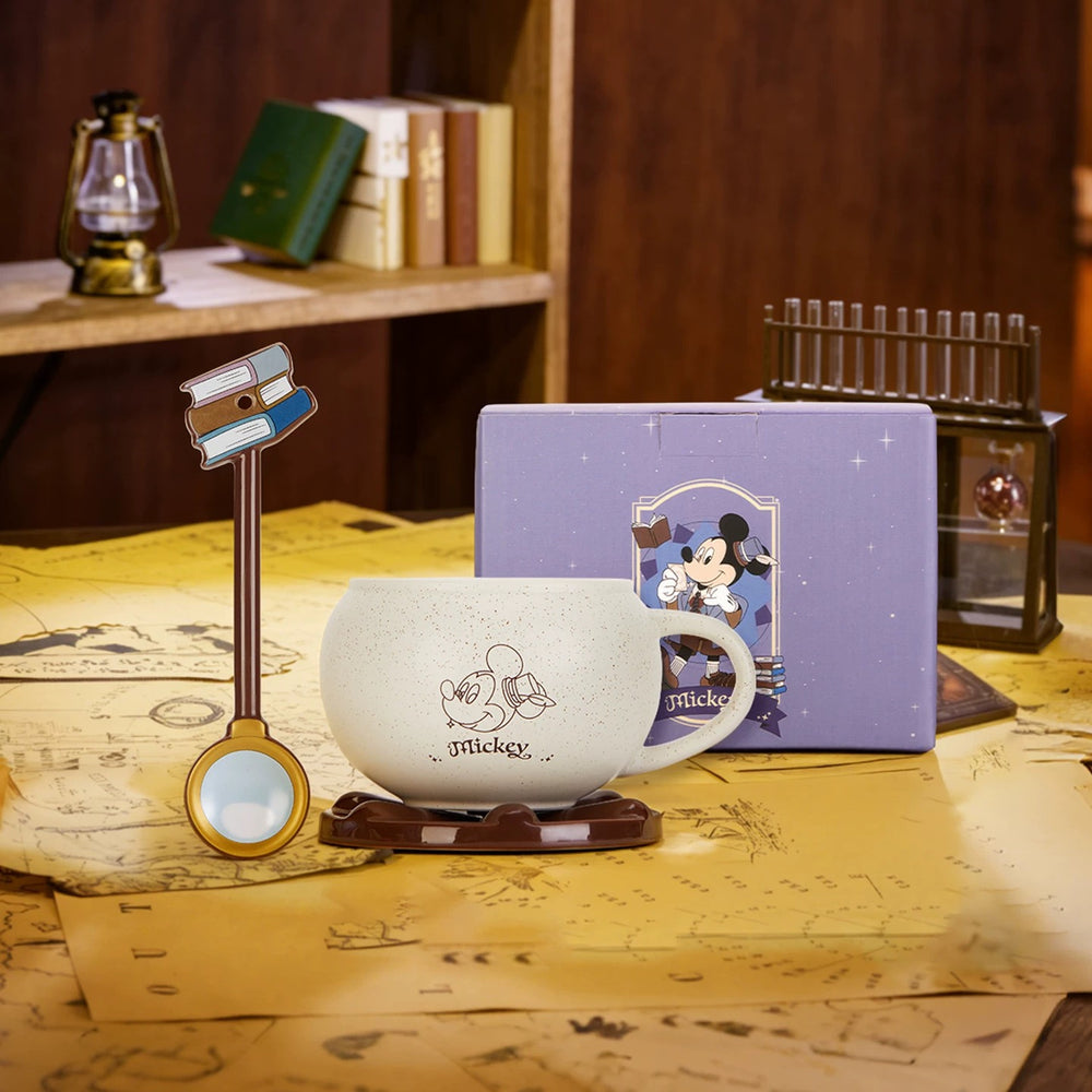 SHDS - 2026 Mickey & Friends ‘Mystery Detective’ Collection x Mickey Mouse Mug, Spoon & Coaster Set (Release Date: May 13, 2026)