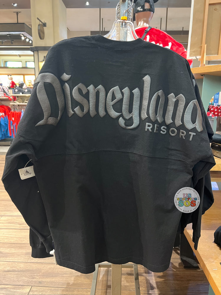 DLR/WDW - Spirit Jersey Black Puffy Ink Logo Black Pullover (Adult)