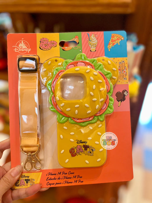 DLR/WDW - Disney Eats Snacks - Mickey Hamburger iPhone 14 Pro Case Set