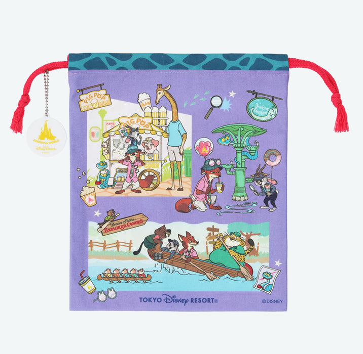 TDR - Zootopia World Undercover Mission Collection x Drawstring Bag (Release Date: Nov 26, 2025)