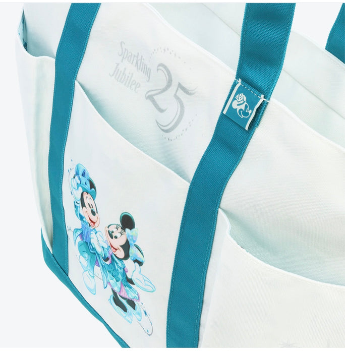 TDR - Tokyo DisneySea 25th Anniversary "Sparkling Jubilee" x Mickey & Minnie Tote Bag (Release Date: Apr 8, 2026)