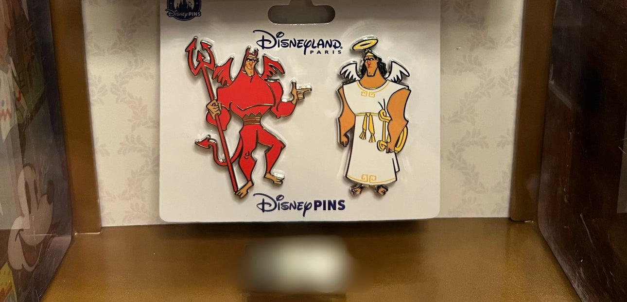 DLP - The Emperor's New Groove 25th Anniversary Pin Badge Set of 2