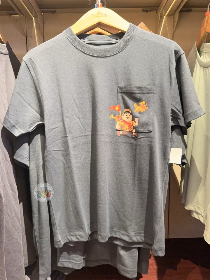 HKDL - Pixar Up Russell, Dug & Balloon ‘Up’ House T Shirt for Adults