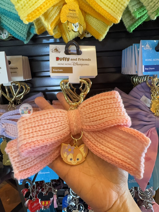 HKDL - 2026 Duffy and Friends Knitted Now with Charm Keychain x LinaBell