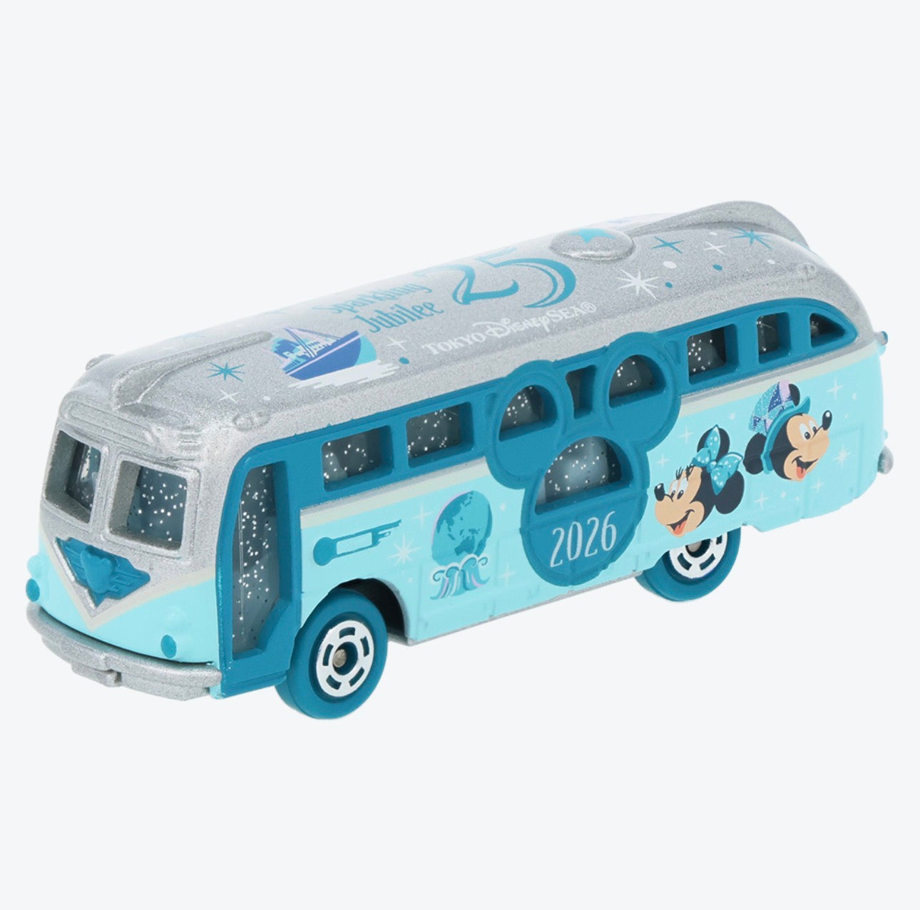 TDR - Tokyo DisneySea 25th Anniversary "Sparkling Jubilee" x Tomica Disney Vehicle Toy Car (Release Date: Apr 8, 2026)