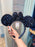 HKDL - Minnie Velvet & Sequin Navy Color Ear Headband
