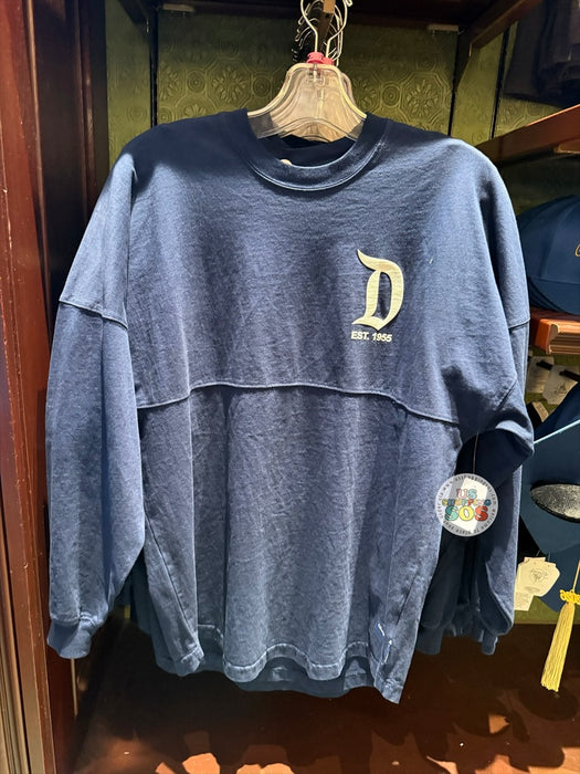 DLR - Spirit Jersey "Disneyland Resort" White Puffy Ink Navy Pullover (Adult)
