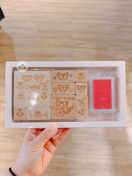 SHDL - Duffy & Friends Wooden Stamps & Stamp Pad Set