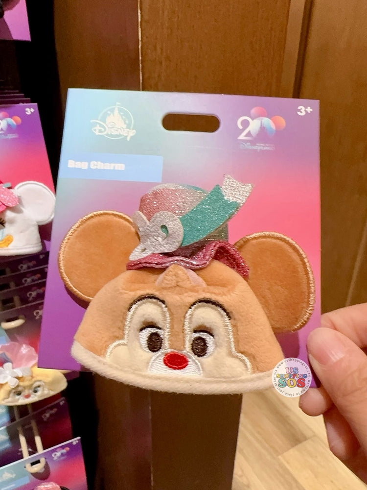 HKDL - 20th Anniversary Grand Celebration - Dale SouvenEAR Mini Party Hat Keychain/Bag Charm