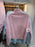 DLR - Stoney Clover Lane - Disneyland Mickey & Friends Half Zip Baby Pink Pullover (Adult)