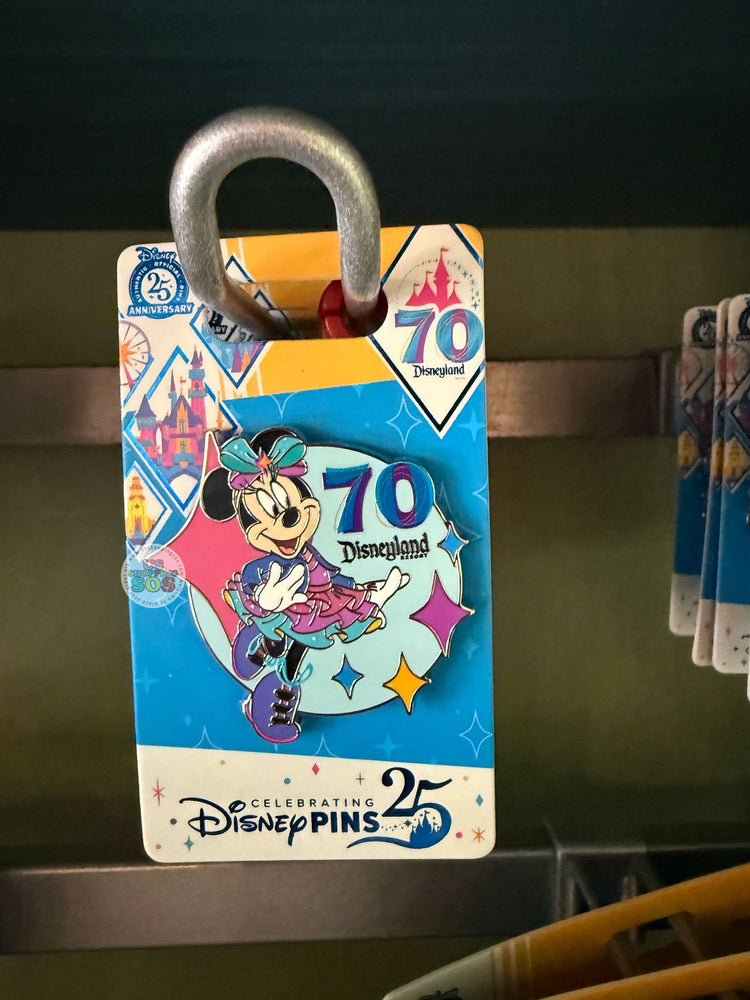 DLR - Disneyland 70th Celebration - Minnie Pin