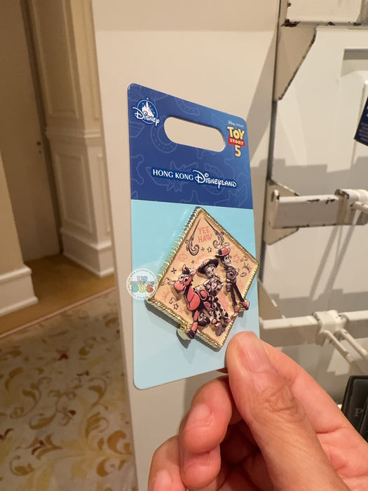 HKDL - Toy Story 5 Woody, Jessie &  Bullseye Pin