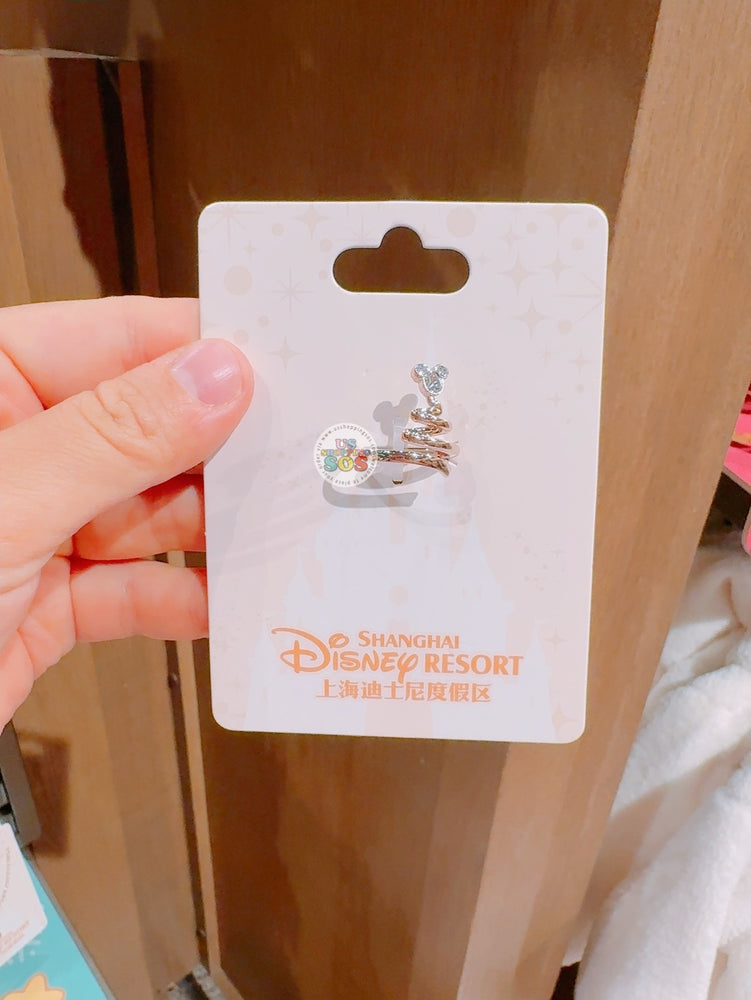 SHDL - 2025 Mickey & Friends Christmas Waltz Dance Collection x Mickey Mouse Twinkling Treetop Spiral Ring