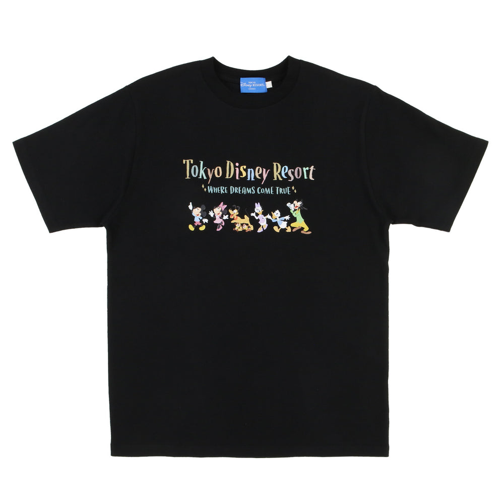 TDR - Tokyo Disney Resort "Park Map Motif" Collection - Mickey & Friends T Shirt for Adults Color Black (Release Date: July 11, 2024)