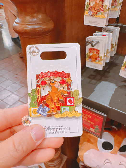 SHDL - 2026 Lunar New Year Mickey & Friends Collection x Toy Story Bullseye Pin Badge