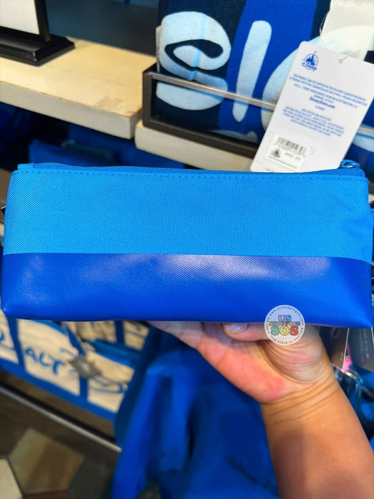 DLR/WDW - Logo Mania 2026 Last Day of Trip Blues - Cobalt Blue Park Logo Pen Case