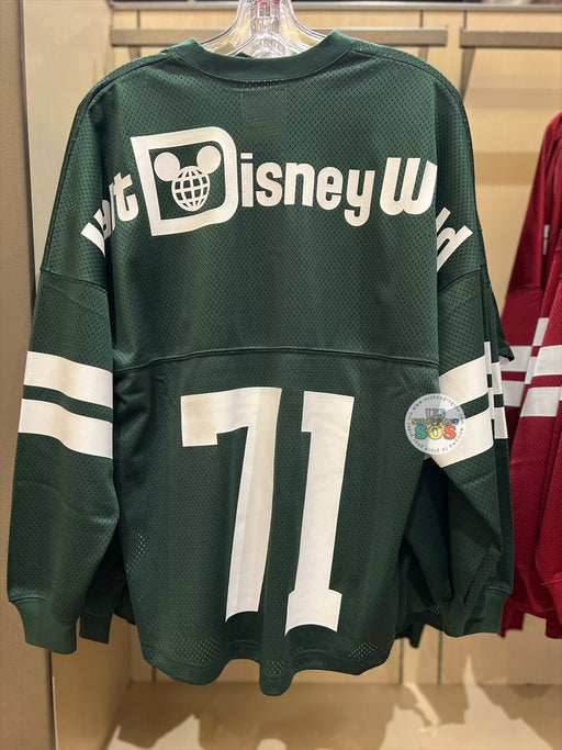DLR/WDW - Spirit Jersey Park Logo Forest Green Baseball Jersey (Adult)