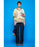 Japan Exclusive - Disney SERIES CREATED by MOUSSY x Retro Fantasia Mickey Mouse Famous Scene Shirt for Adults (Color: Beige)