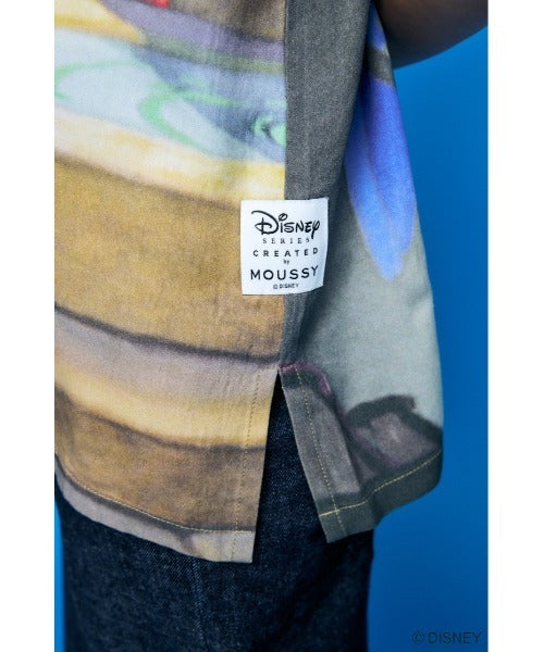 Japan Exclusive - Disney SERIES CREATED by MOUSSY x Retro Fantasia Mickey Mouse Famous Scene Shirt for Adults (Color: Beige)