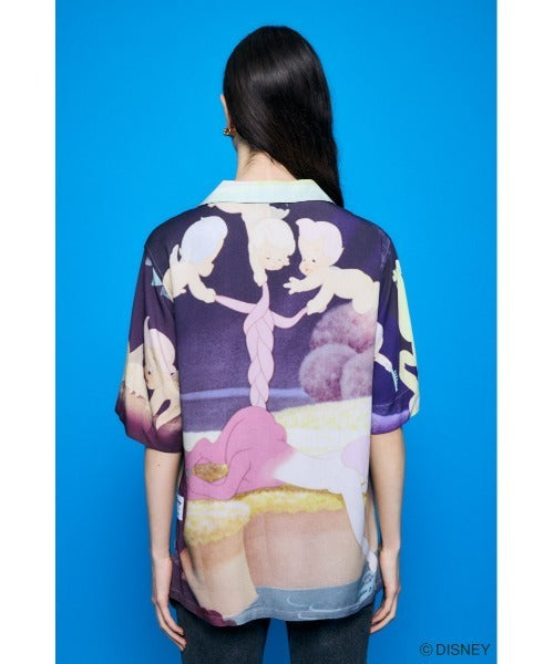 Japan Exclusive - Disney SERIES CREATED by MOUSSY x Retro Fantasia Mickey Mouse Famous Scene Shirt for Adults (Color: Pink)