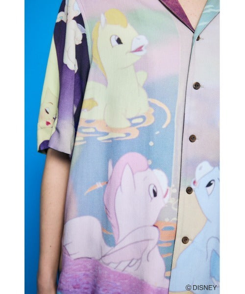 Japan Exclusive - Disney SERIES CREATED by MOUSSY x Retro Fantasia Mickey Mouse Famous Scene Shirt for Adults (Color: Pink)