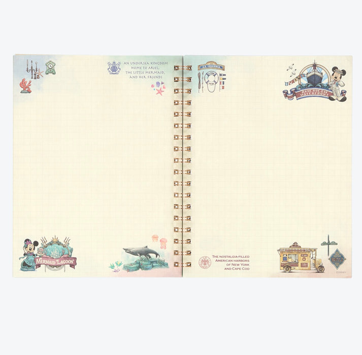 TDR - Tokyo DisneySea 25th Anniversary "The Jubilee Journey" x Mickey & Minnie Mouse Notebook (Release Date: May 25, 2026)