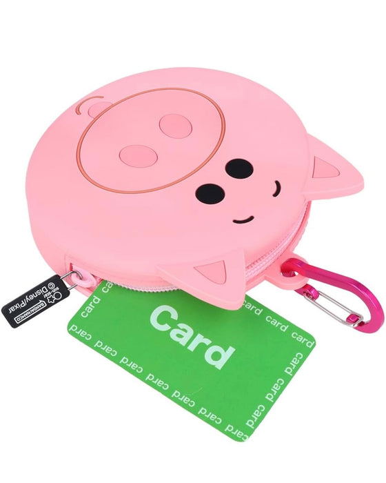 Japan Sunstar Stationary - Toy Story Hamm Silicone Pouch with Carabiner