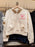 HKDL - 2026 Hong Kong Disneyland Castle & Heart 1/4 Zip Pullover for Adults (Color: Cream)