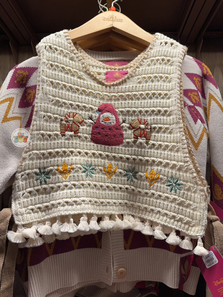HKDL - 2025 World of Frozen x Olaf Crochet Vest for Adults