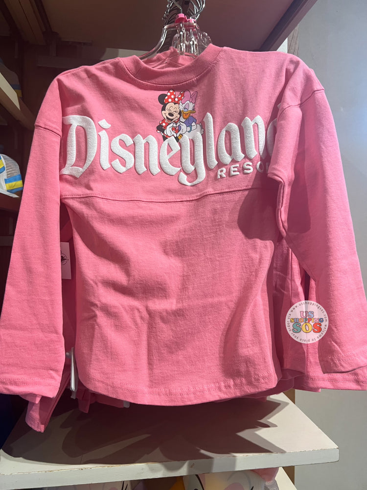 DLR/WDW - Spirit Jersey Minnie & Dasiy Park Logo Pink Pullover (Youth)