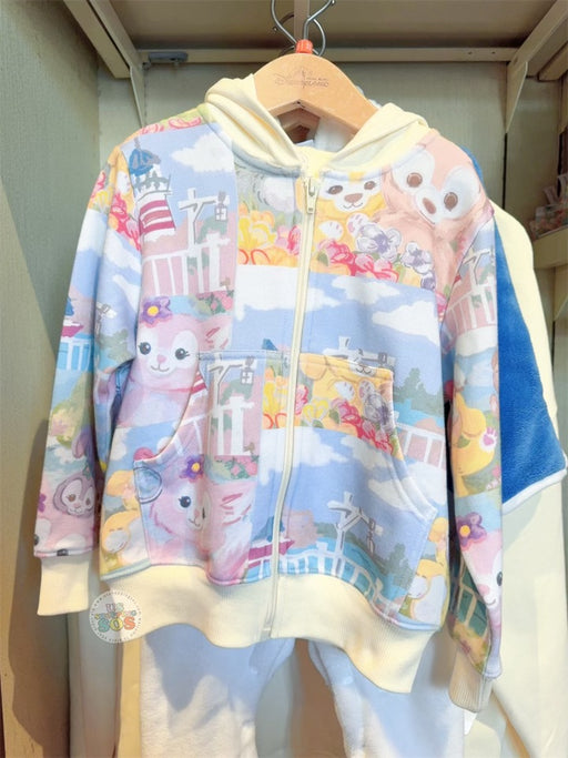 HKDL - Duffy & Friends "Smiles go Around" x Duffy and Friends Zip Hoodies For Kids