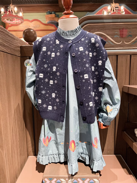 HKDL - World of Frozen All Over Print Snowgies Button Down Knit Tank for Kids