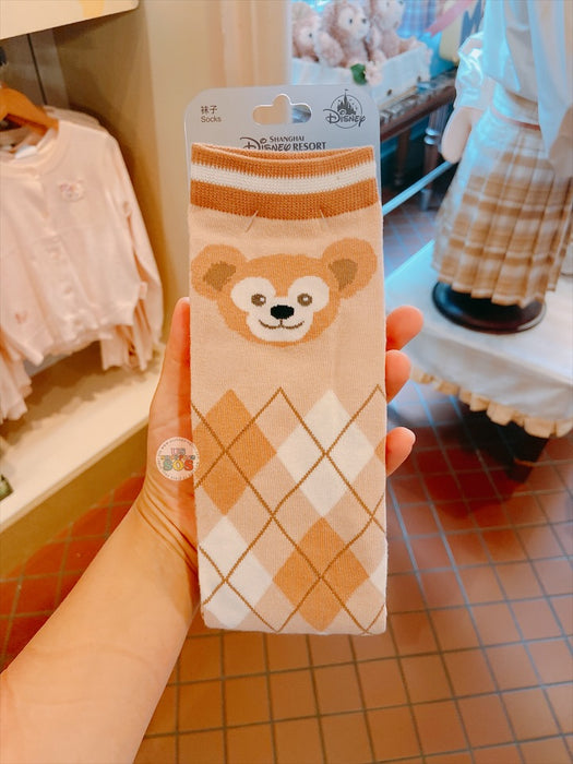 SHDL - Duffy & Friends Campus Style x Duffy Checkered Pattern Socks for Adults