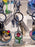 TDR - Beauty and the Beast Enchanted Rose Stainless Glass Keychain