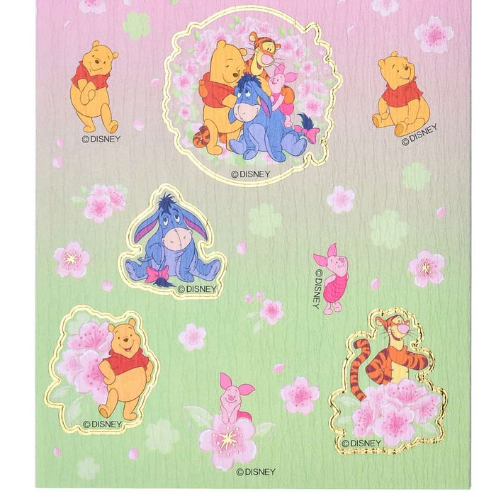 JDS - Sakura Cherry Blossom 2024- Pooh & Friends Seal/Sticker (Release Date: Jan 23)
