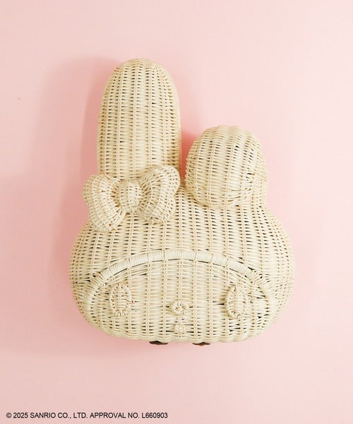 Japan Accommode - My Melody Big Face Rattan Bag (Release Date: Mid June 2025)