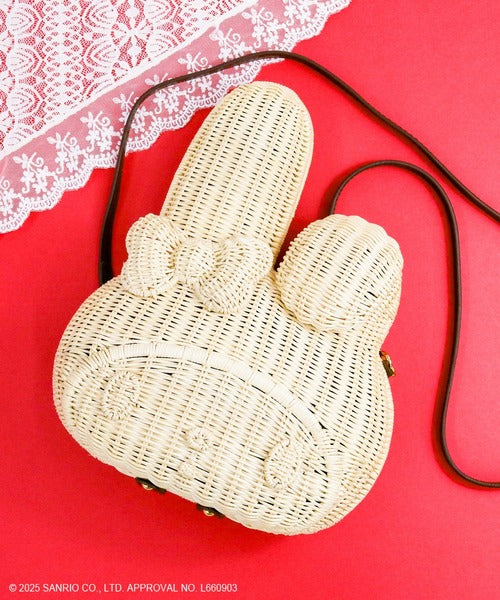 Japan Accommode - My Melody Big Face Rattan Bag (Release Date: Mid June 2025)