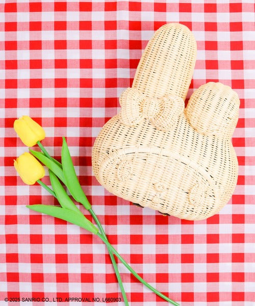 Japan Accommode - My Melody Big Face Rattan Bag (Release Date: Mid June 2025)