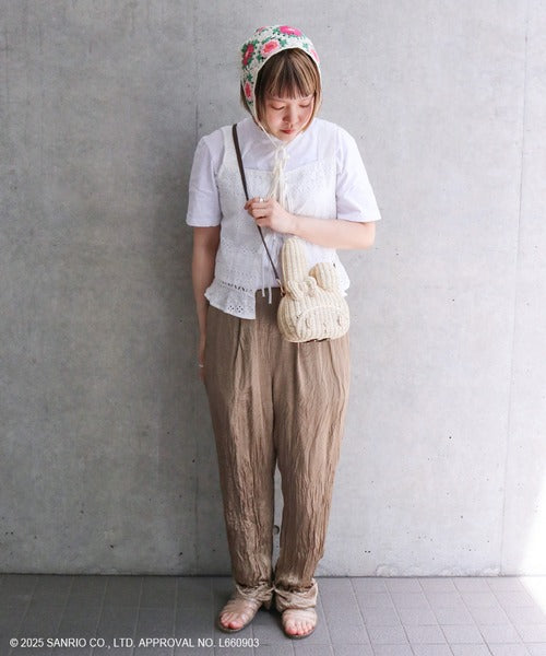 Japan Accommode - My Melody Big Face Rattan Bag (Release Date: Mid June 2025)