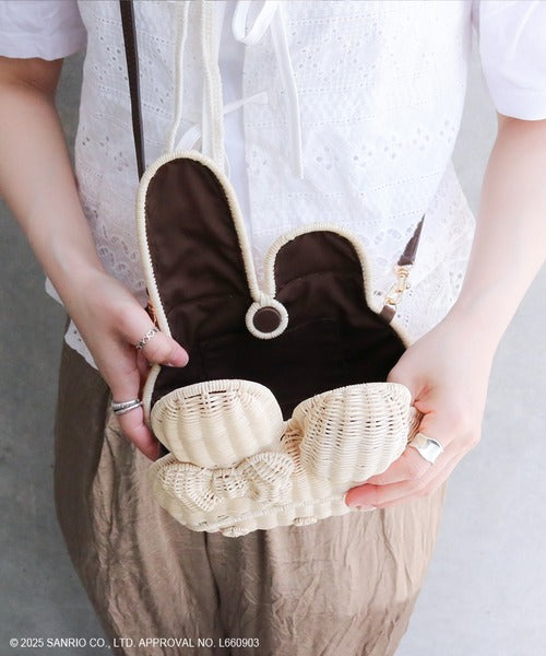 Japan Accommode - My Melody Big Face Rattan Bag (Release Date: Mid June 2025)