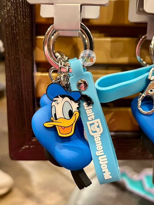 DLR/WDW - Donald Duck & Hat Park Logo Keychain