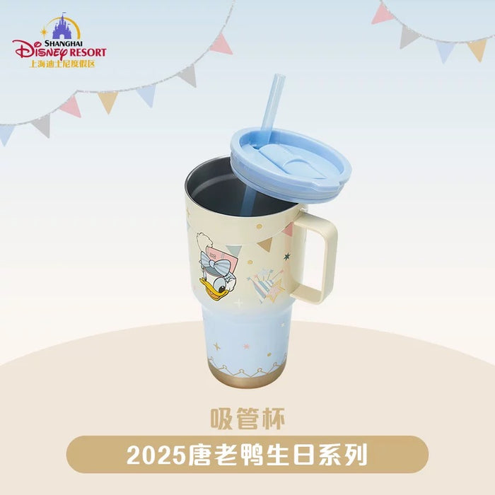SHDL - Donald Duck Happy Birthday 2025 Collection x Donald & Daisy Duck Stainless Steel Cold Cup Tumbler