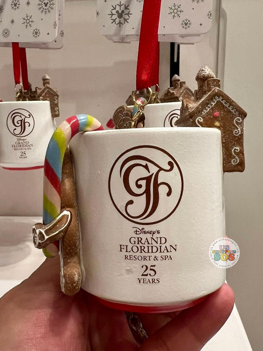 WDW - Disney’s Grand Floridian Resort & Spa - Mickey Gingerbread & Hot Cocoa Mug Ornament