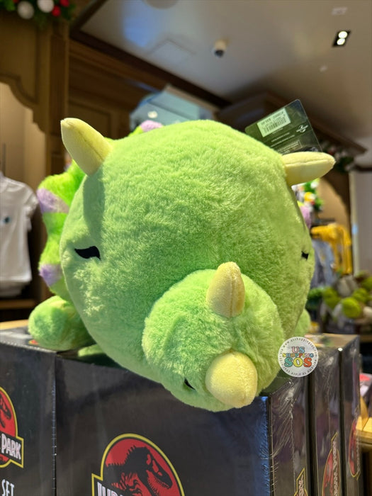 Universal Studios - Jurassic Park - Baby Triceratops Fluffy Sleeping Plush Toy