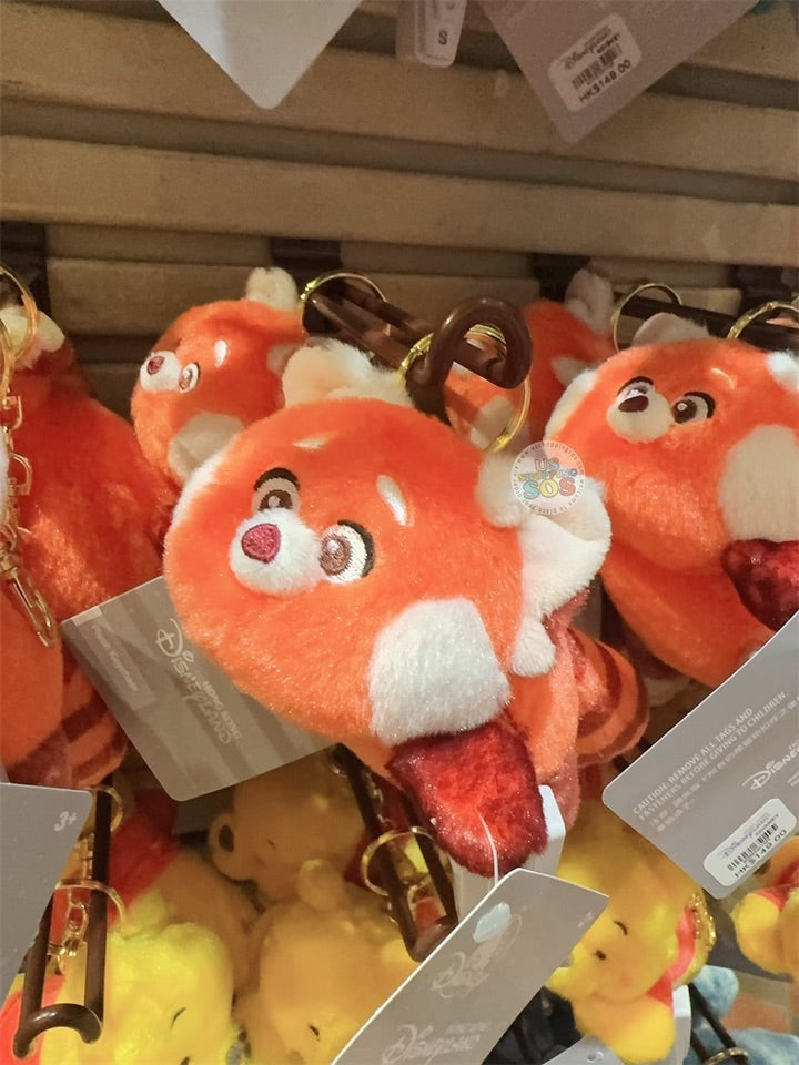 HKDL - Laying Red Panda Mei "Kuttari" Plush Keychain