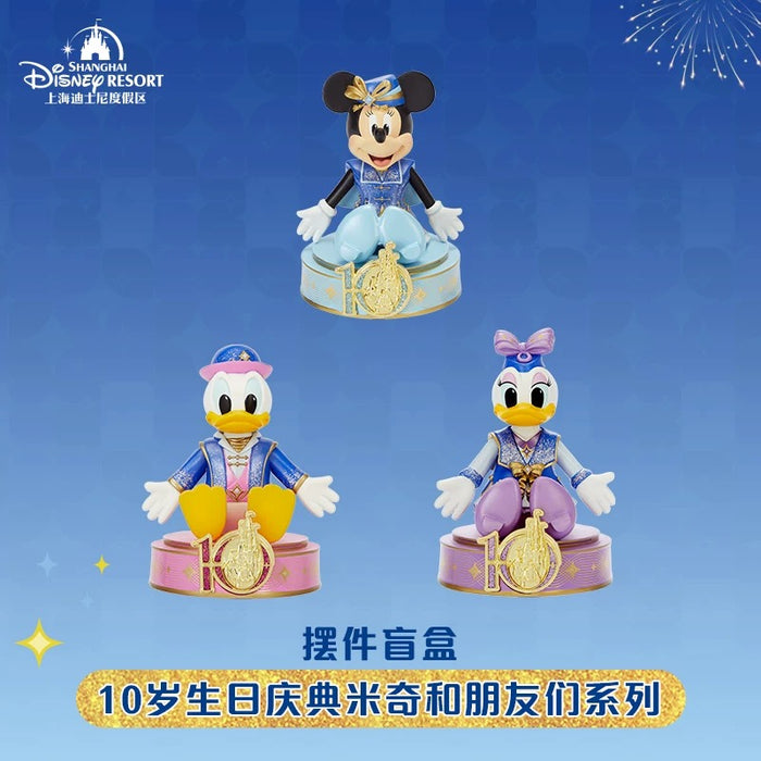SHDL - 2026 Mickey & Friends 10th Birthday Celebration Collection x Mickey & Friends Bobbin Head Figure Blind Box (Release Date: Mar 20, 2026)