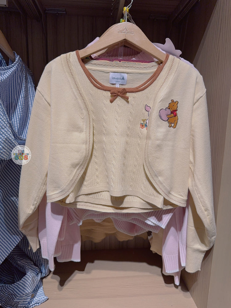 HKDL - Winnie the Pooh & Piglet Tank and Cardigan Set (Adults)