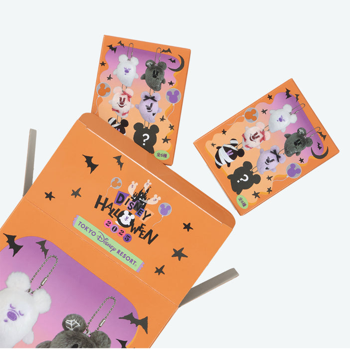 TDR - 2025 Mickey & Friends Disney Halloween "Spook Ghost Night!" Collection x Mickey Mouse Ghost Mystery Plush Charms Whole Box Set (Release Date: Sept 16, 2025)