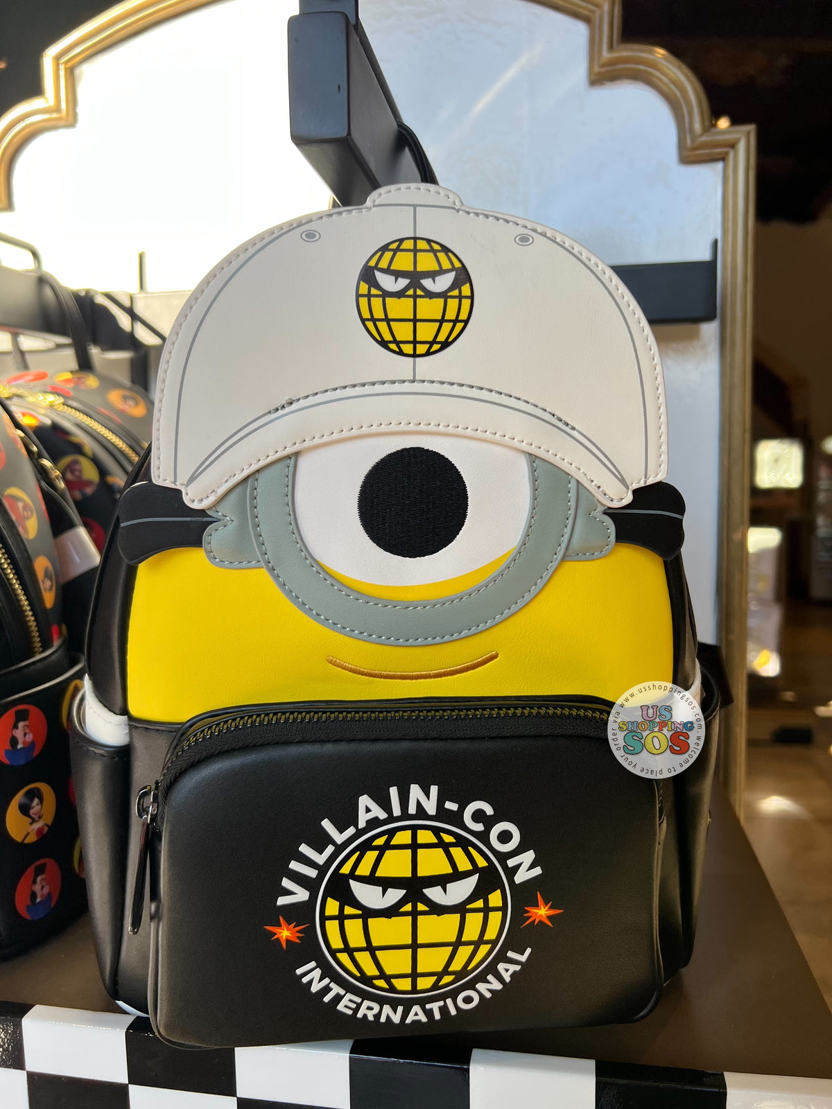 Universal Studios Exclusive - Loungefly® Villain-Con Minion Mini Backpack Universal Studios Despicable Me Minion Villain-Con Loungefly  main image 2
