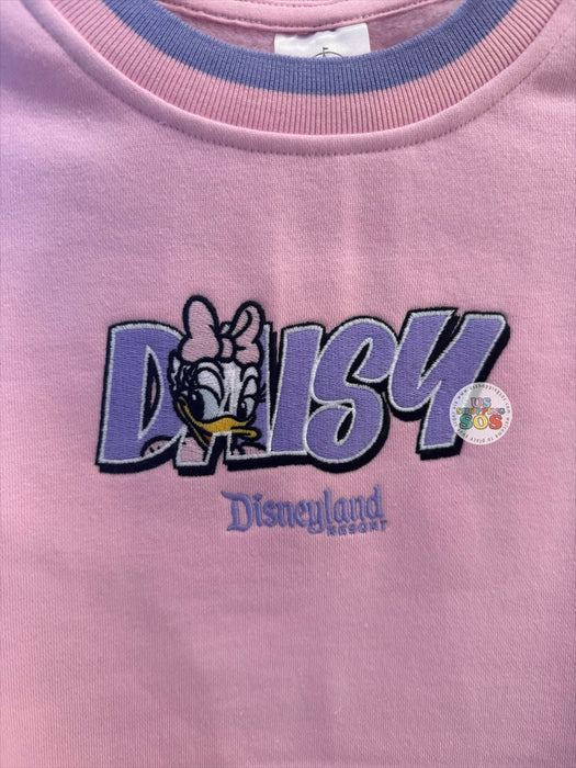 DLR/WDW - Daisy Park Logo Contrast Band Pink/Purple Pullover (Adult)